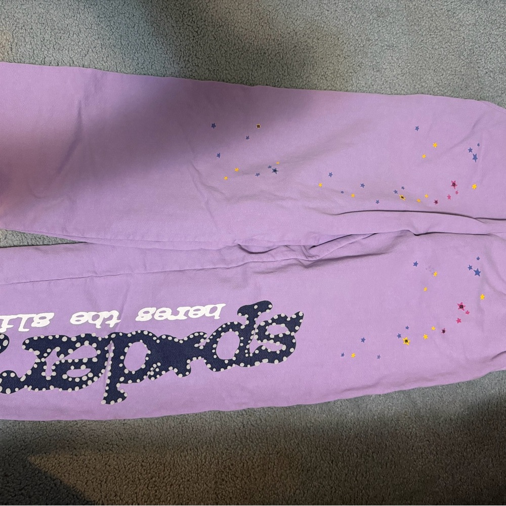 Purple s5der pants